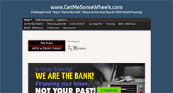 Desktop Screenshot of getmesomewheels.com